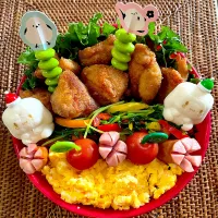🍅からあげ弁当🍅|ヘルペイさん