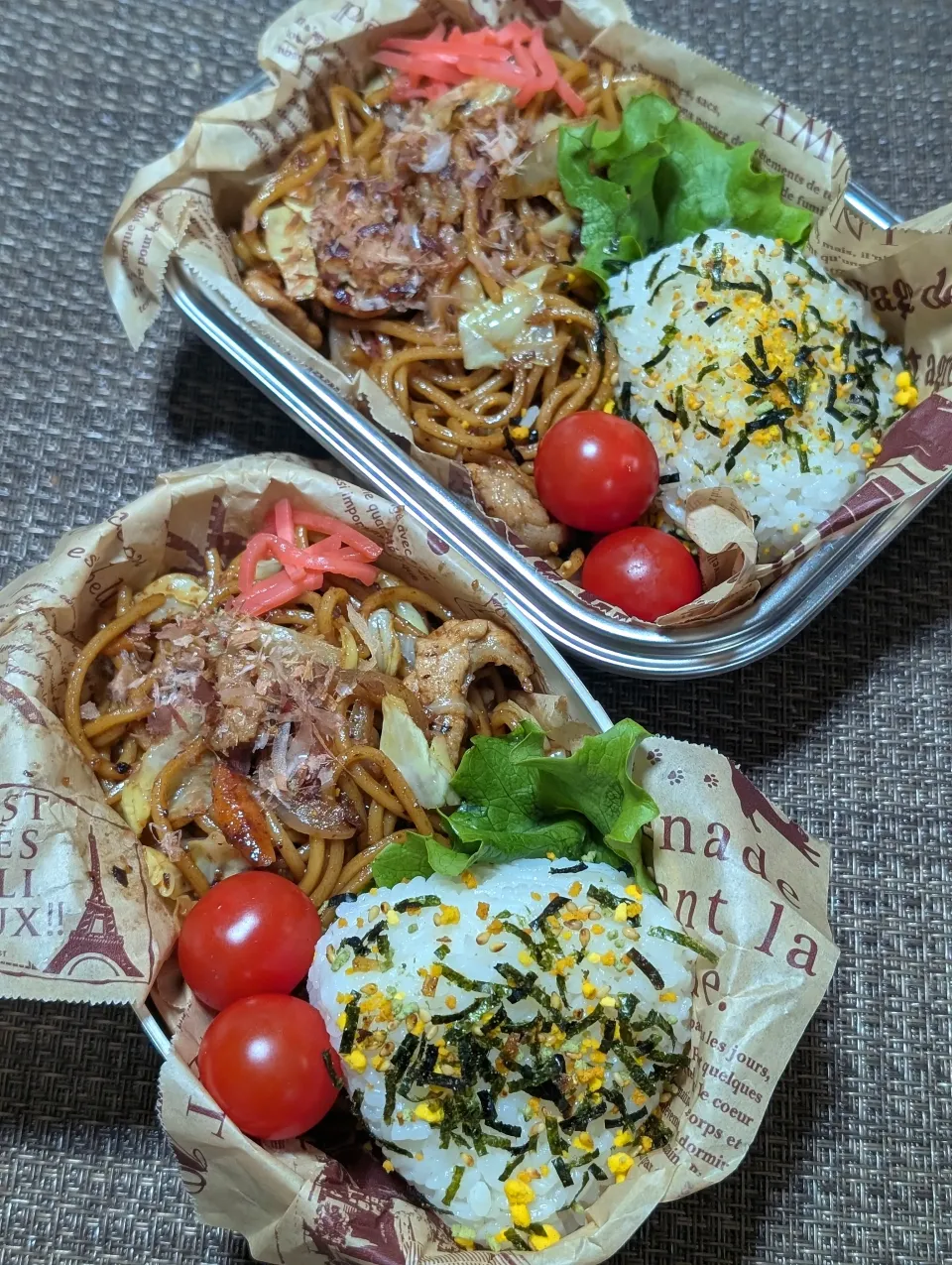 高校生、中学生弁当‪ ·͜·|ゆ☺︎︎さん