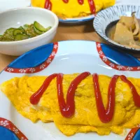 オムレツ　中身はミートソース（シニア食）|りょうさん