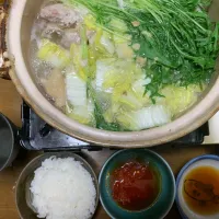 鶏野菜鍋|ATさん