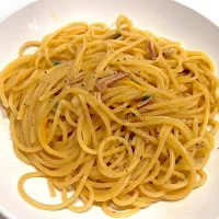 柚子イカ塩辛パスタ|あいこさん