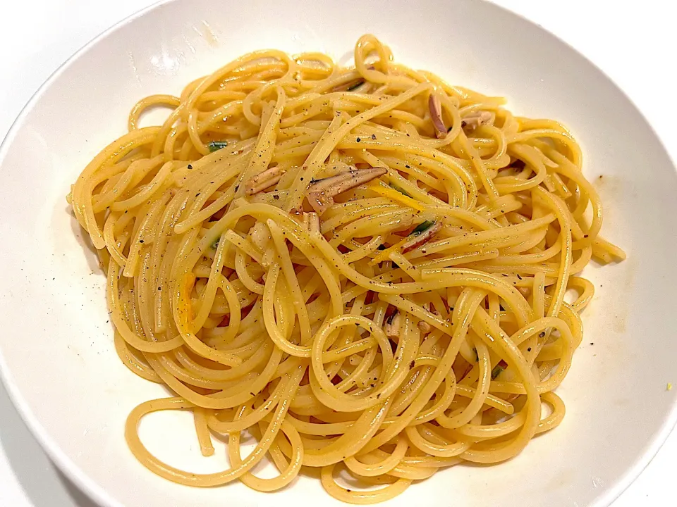 柚子イカ塩辛パスタ|あいこさん