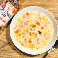 ヤマサ醤油公式アカウントさんの料理 冬野菜たっぷりポテトチャウダー|ひかるさん