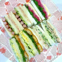 2026,01,31 お弁当さん🍱いらないとの事で朝ごはんさんのサンドウィッチ🥪|kayoo_ch517♡3太郎1姫２モル♡81line Maさん