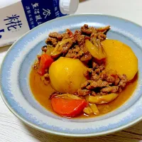 甘酒で肉じゃが|もっさんさん