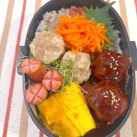 260130 黒酢肉団子　男子高校生弁当|Riieeさん