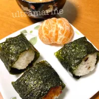 ＊焼きおにぎり朝ごはん♬＊|ultramarineさん