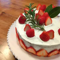アールグレイクリームのいちごのショートケーキ🍓|いりごまさん