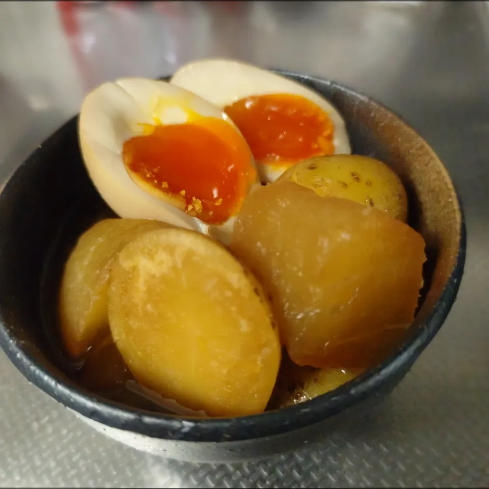 角煮の煮汁で|かずさん