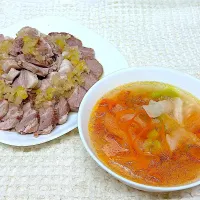 煮豚と野菜スープ|marichさん
