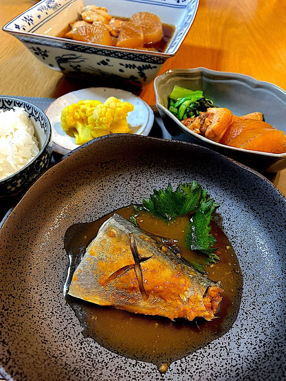 鯖の味噌煮で晩御飯|Mikaさん