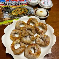 沖縄麩チャンプルー肉巻き＊ジーマミー豆腐|henryさん