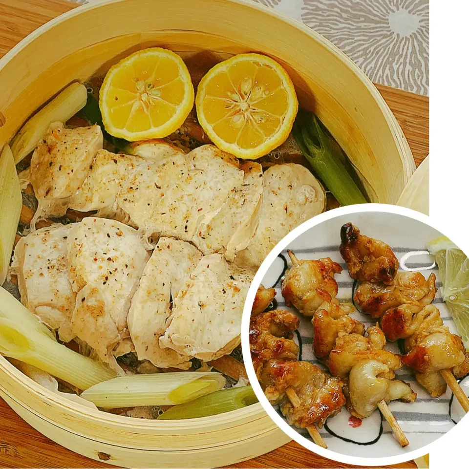 せいろでしっとり蒸し鶏のコツ｜鶏むね＆皮も無駄なし|アスママさん