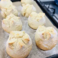 某ファストフード店のビスケット風豆乳ブレッド🥯|たーたさん