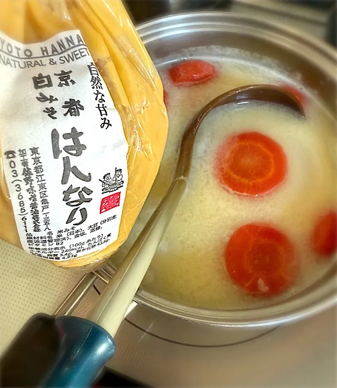 はんなり白味噌のお雑煮|hmさん