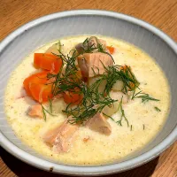 🇫🇮 フィンランド風 サーモンスープ|ぶりぞうさん