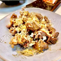 砂ずりの旨み焼き