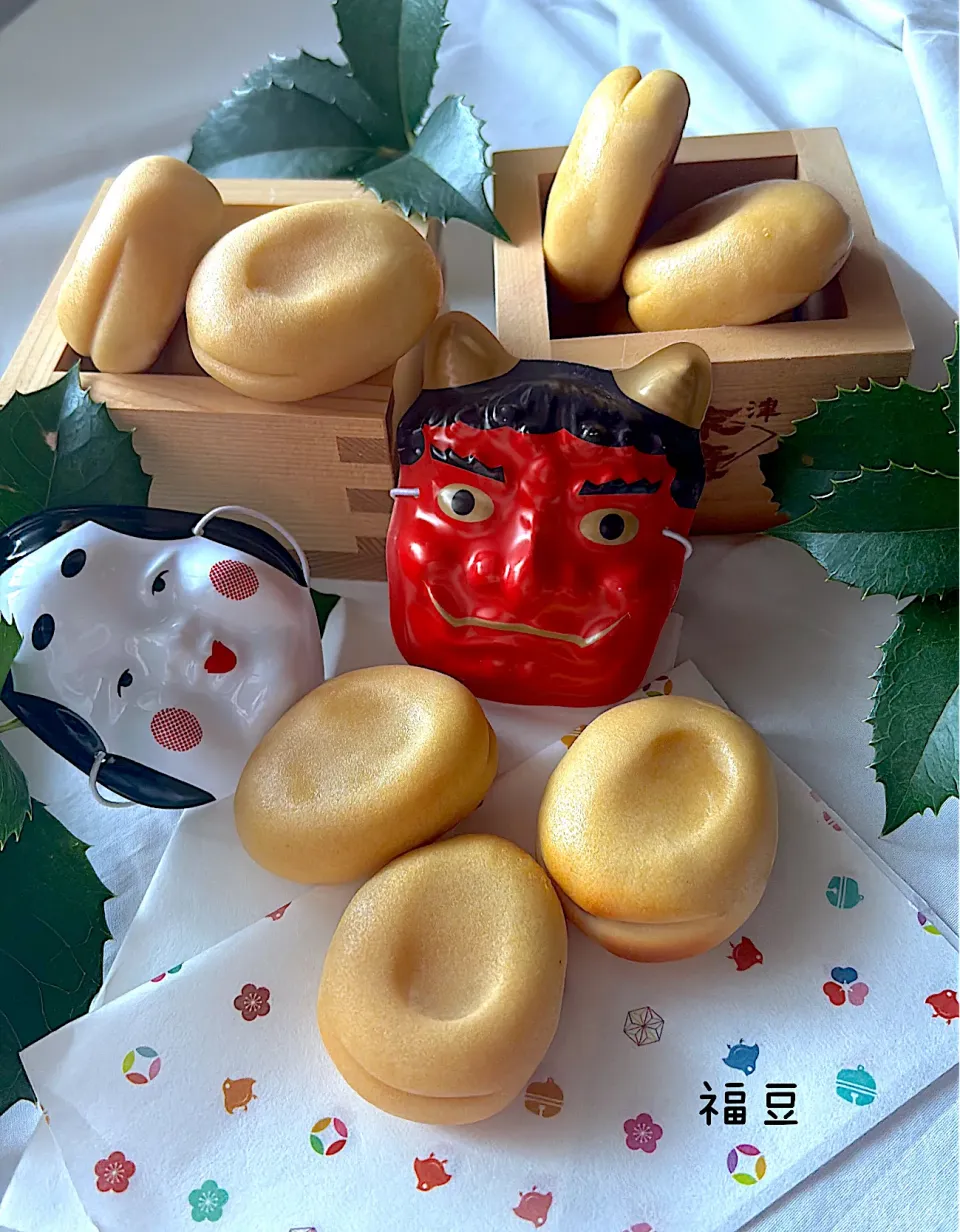 福豆 ~小さな和菓子シリーズ|とんちんさん