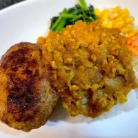 ハンバーグカレーライス|パパ手料理さん