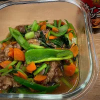 牛バラ肉とピーマンのオイスター炒め|パパ手料理さん