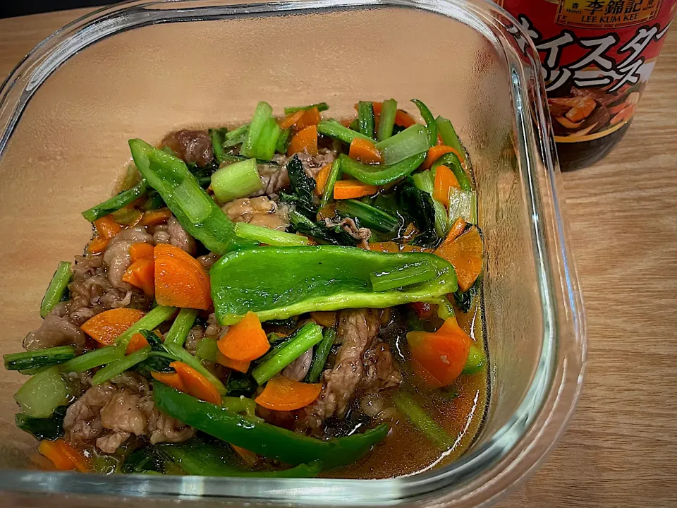 牛バラ肉とピーマンのオイスター炒め|パパ手料理さん