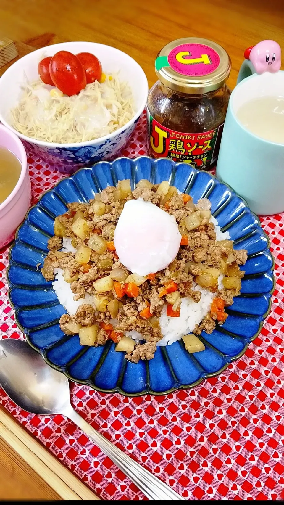 J鶏ソースで簡単ドライカレー🍛🎶|まゆめろさん