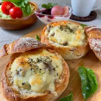 ホワイトソースdeグラタントースト|スイーツポテトさん