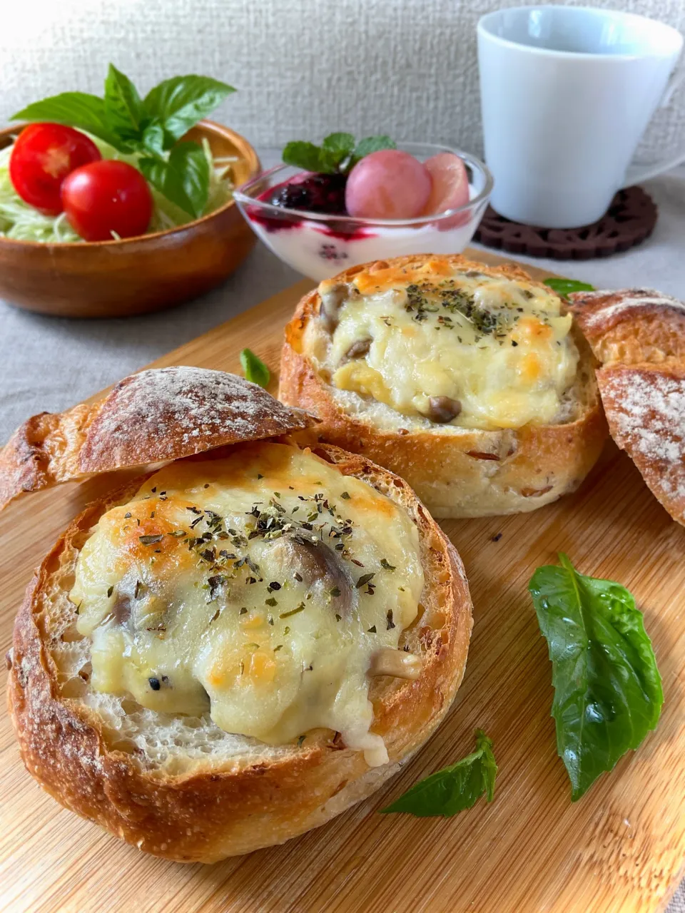 ホワイトソースdeグラタントースト|スイーツポテトさん