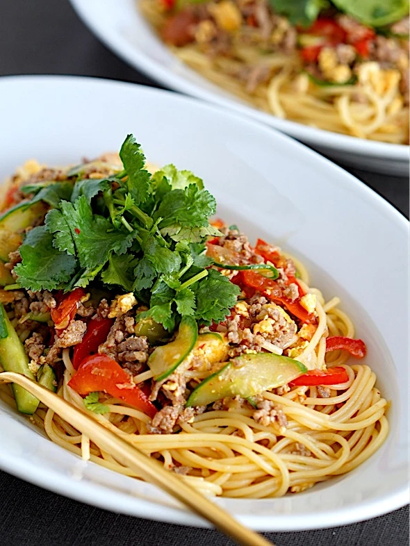 Junさんの料理 ヤウムンセン風パスタ|てつやさん