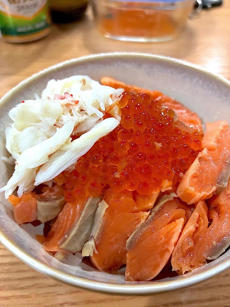 サーモンいくらカニ丼|kyonmiさん