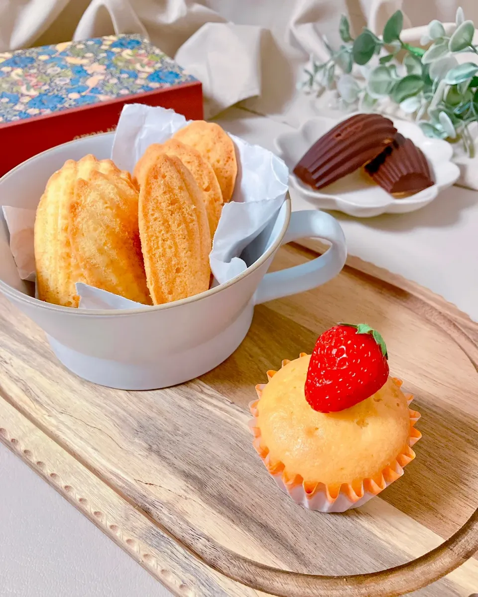 糀甘酒入り米粉のマドレーヌ|mai＊さん