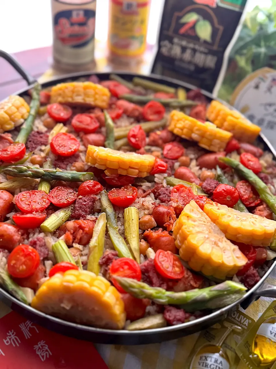 ボリュミーなミートパエリア🥘|🌺🌺Foodie🌺🌺さん