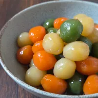 コロコロかわいい玉こんにゃく煮|ぱんだのままんさん