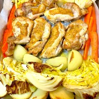 チキンと野菜のオーブン焼き|o-kazuさん