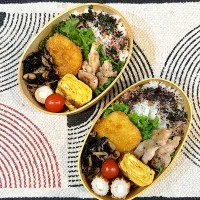 海老カツ&せせり弁当♡|fuuum(*☻-☻*)さん