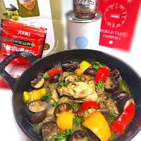 牡蠣とマッシュルームのアヒージョ🦪🍄‍🟫|ひろりんさん