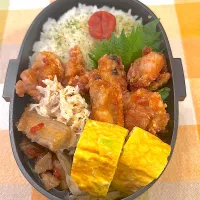 260202 松茸風味唐揚げ　男子高校生弁当|Riieeさん