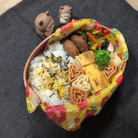 高校生弁当(2月1日)|ゆずうさぎさん