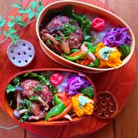 和風きのこハンバーグ☘️|さらママさん