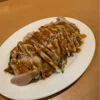 バンバンジーサラダ|創作餃子酒場かむらっくさん