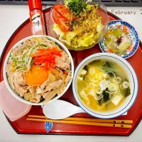 🅜🅔🅝🅤 牛丼御膳🥢|Tsuu_chan‪ ·͜·♡‬さん