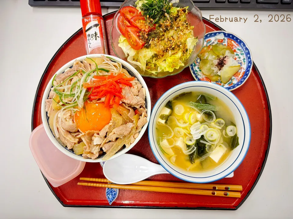 🅜🅔🅝🅤 牛丼御膳🥢|Tsuu_chan‪ ·͜·♡‬さん