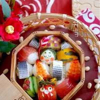 節分手毬寿司弁当