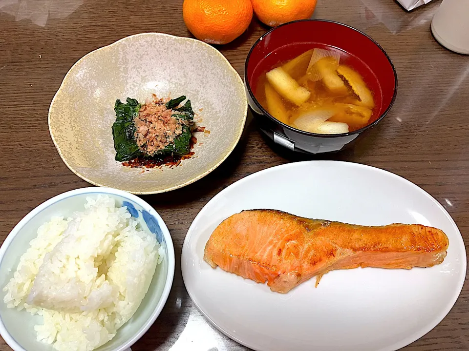 魚　朝の和定食|コマツ菜さん
