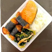 鮭弁当|コマツ菜さん