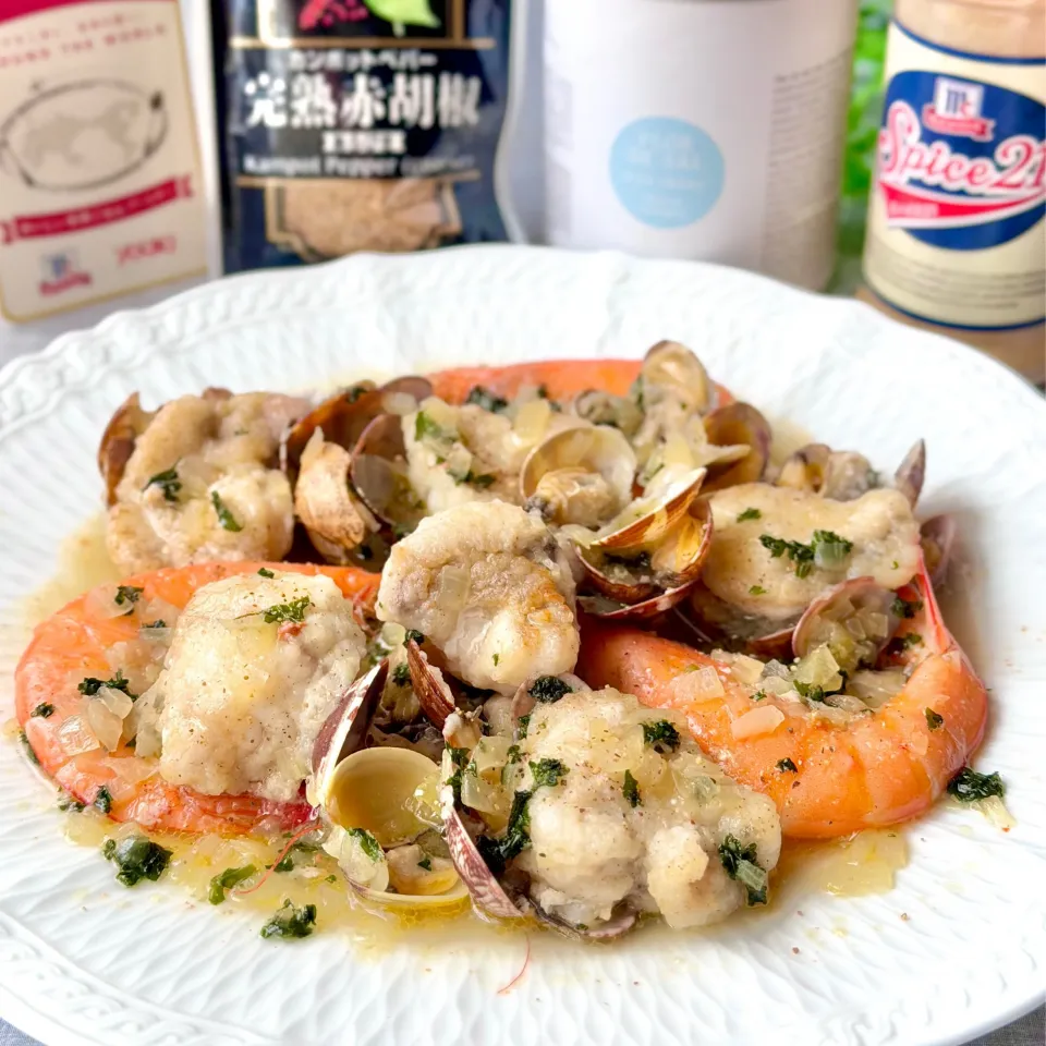 アンコウのサルサ・ベルデ|sucreroomさん