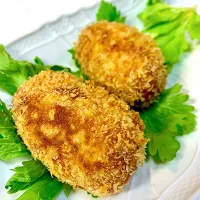 Potato Croquettes with Beef and Romano Cheese|gonbenさん
