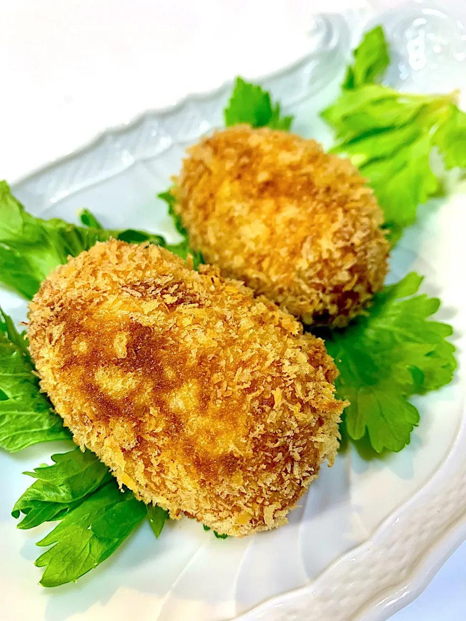 Potato Croquettes with Beef and Romano Cheese|gonbenさん