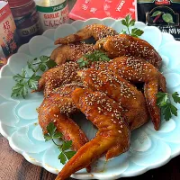 指まで美味しい旨辛手羽先|とんちんさん