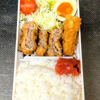 ミンチカツ&イカフライ弁当|黒川克博さん